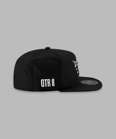 Perforated Black "On The Run II" High Crown 9Fifty Snapback Hat