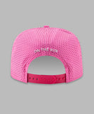 Pink Perforated "On The Run II" High Crown Hat